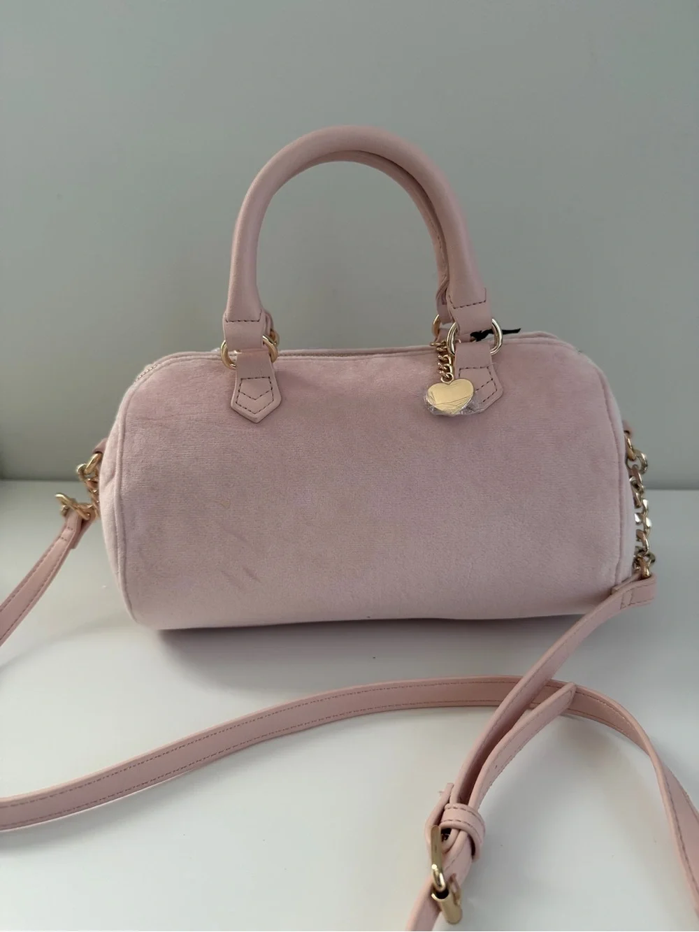 Juicy Couture Pink 'Spill the Juicy Tea' Mini Satchel